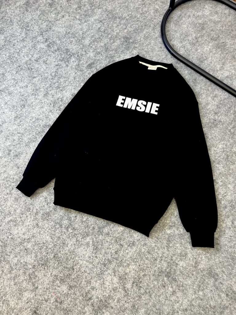 پک ۳ تایی✅دورس پشت چاپ EMSIE(مشکی)520/000
