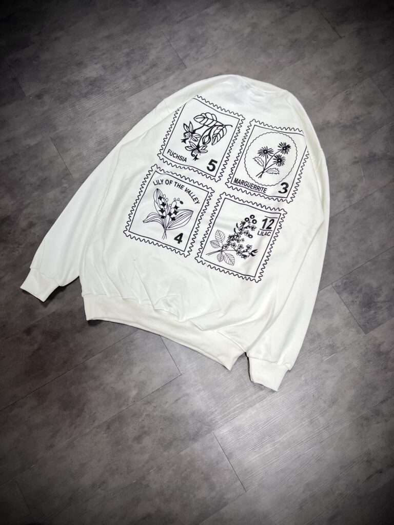 پک 3تایی دورس گل پشت چاپ (سفید)570/000