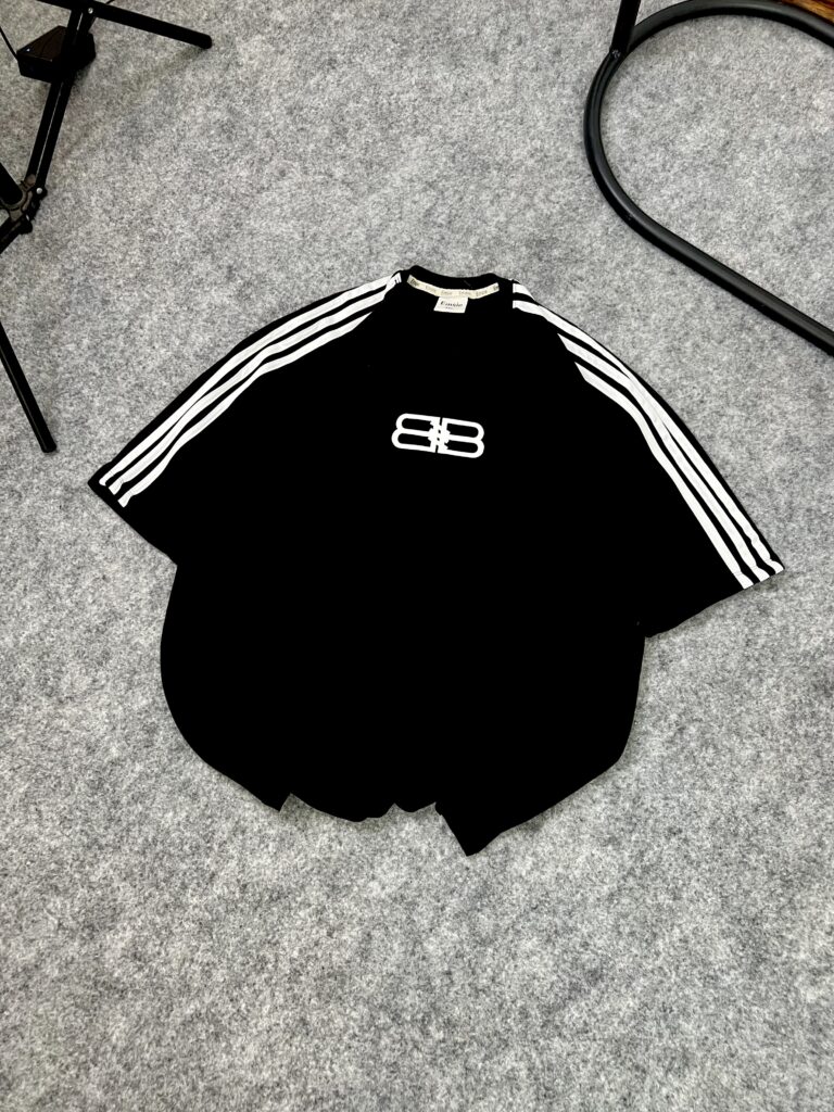 پک 4 تایی تیشرت سه خط بالنسیاگا BB(مشکی)650/000