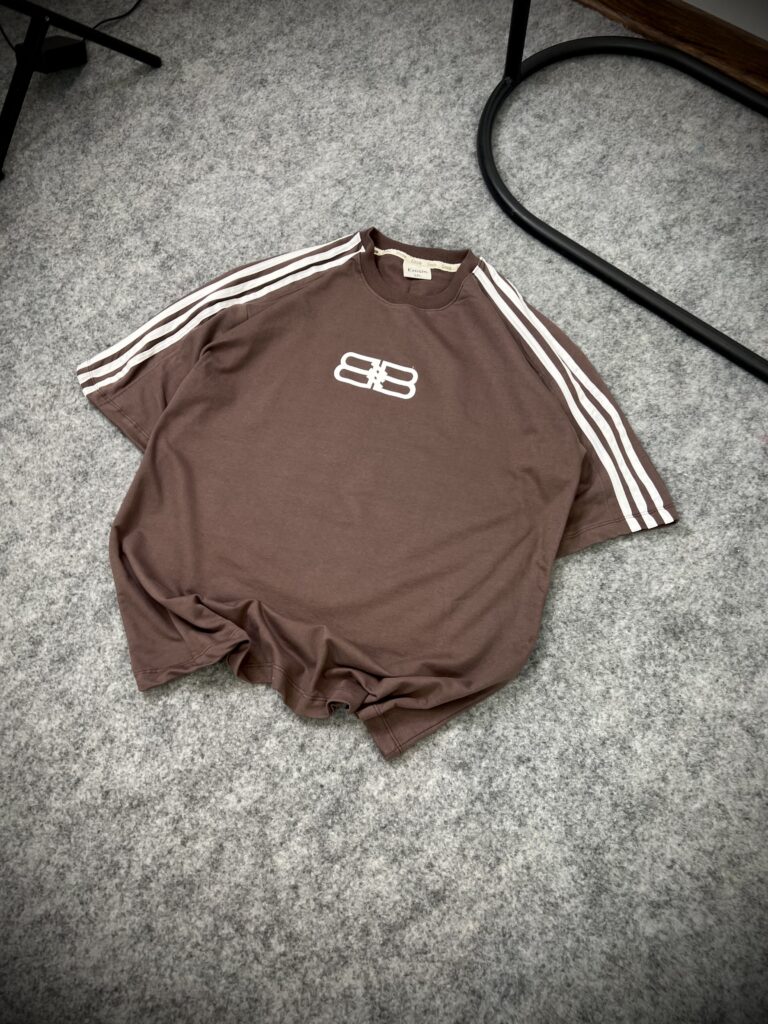 پک 4 تایی تیشرت سه خط بالنسیاگا BB(موکا)650/000