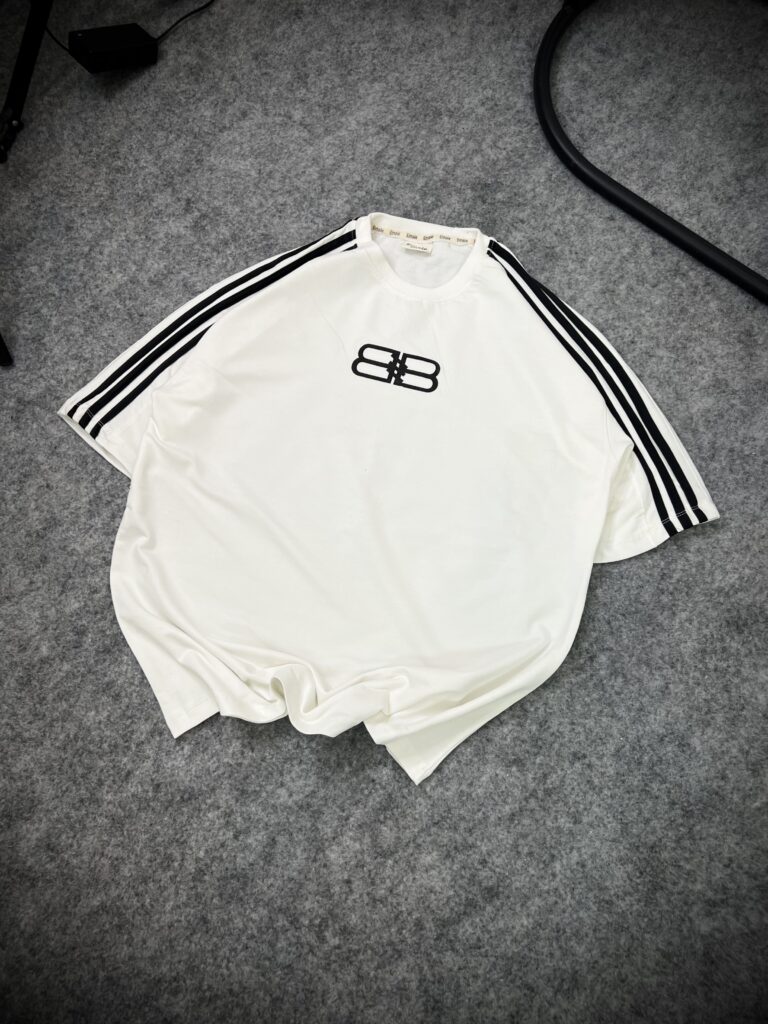 پک 4 تایی تیشرت سه خط بالنسیاگا BB(سفید)650/000